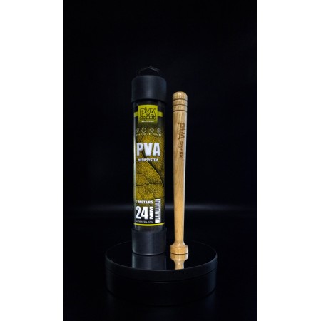 Pva Organic Mesh with Pva Mesh Tube + Wooden Plunger 24mm