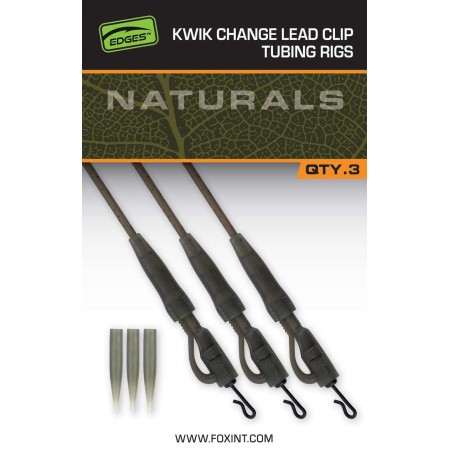 Fox Edges Kwik Change Lead Clip Tubing Rigs
