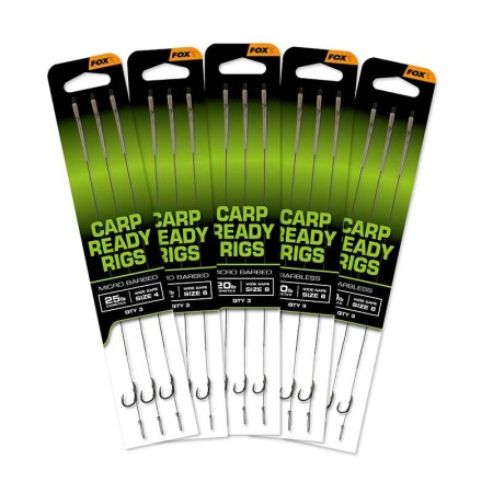Fox Eos Ready Rigs Wide Gape Barbless
