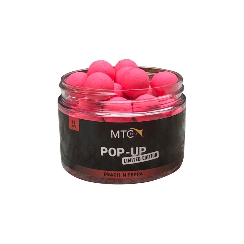 MTC Baits Pop Up Limited Edition Peach 'n Peppa