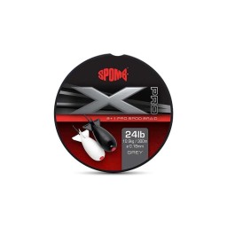 Spomb X Pro Braid Grey 8+1 0.18mm 24lb