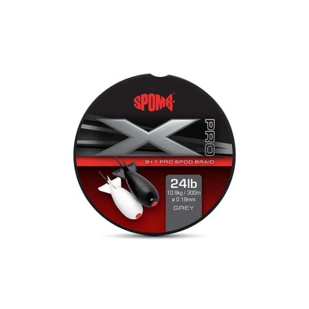 Spomb X Pro Braid Gray 8+1 0.18mm 24lb