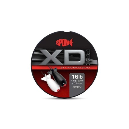 Spomb XD Pro Braid Gray 8+1 0.14mm 16lb