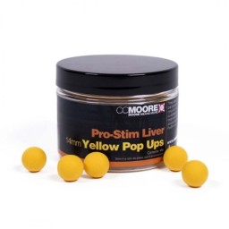 CCMoore Pro-Stim Liver Yellow Pop Ups 14mm