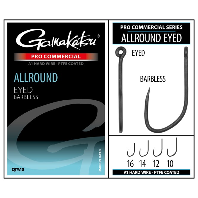 Gamakatsu Pro-C Allround Eyed A1 PTFE BL