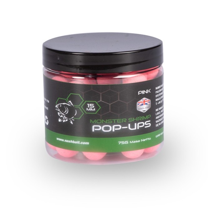 Nash Tackle Monster Shrimp Pop Ups Pink