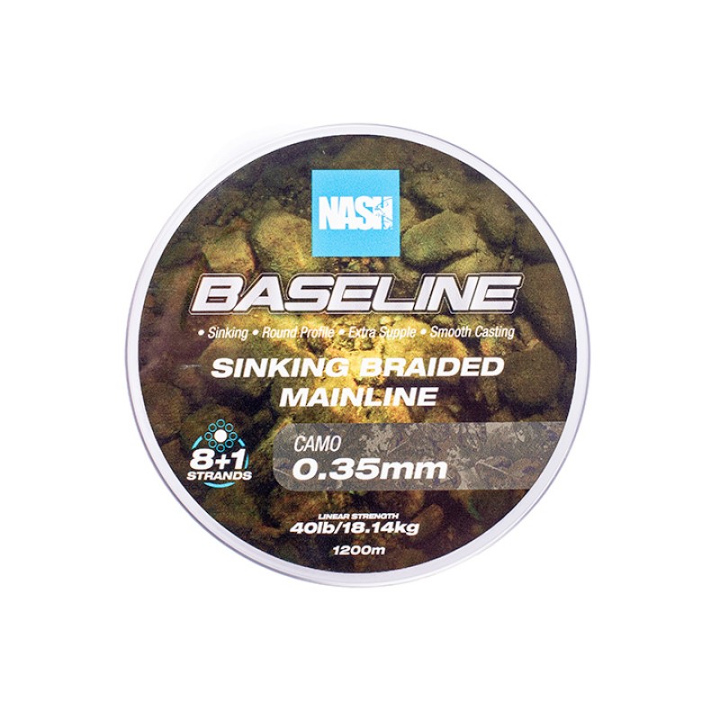 Nash Tackle Baseline Sinking Braid Camo