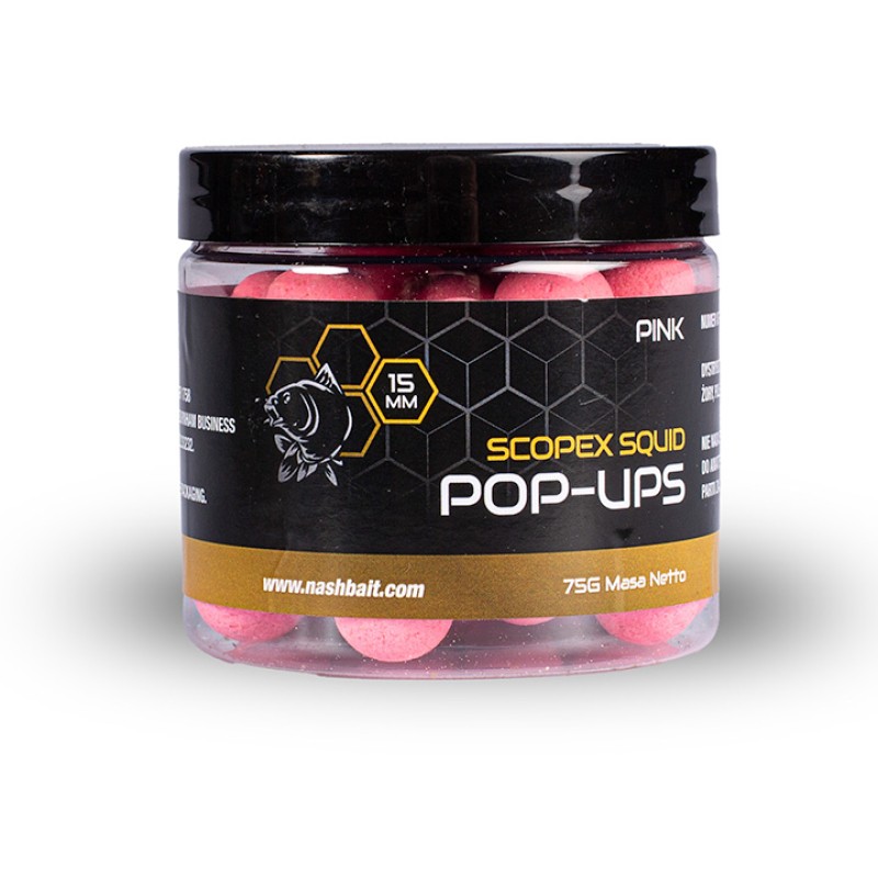 Nash Tackle Scopex Squid Pop Ups Pink