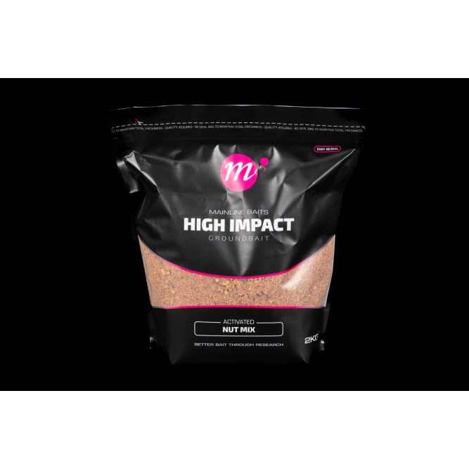 HIGH IMPACT GROUNDBAIT 2 Kg ACTIVATED NUT MIX Mainline