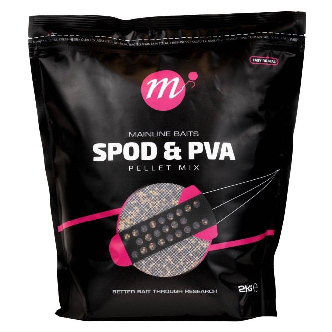 SPOD & PVA PELLET MIX 2 Kg Mainline