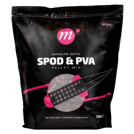 SPOD & PVA PELLET MIX 2 Kg Mainline