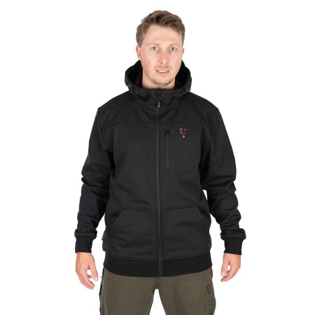 Fox Collection Soft Shell Jacket Black & Orange