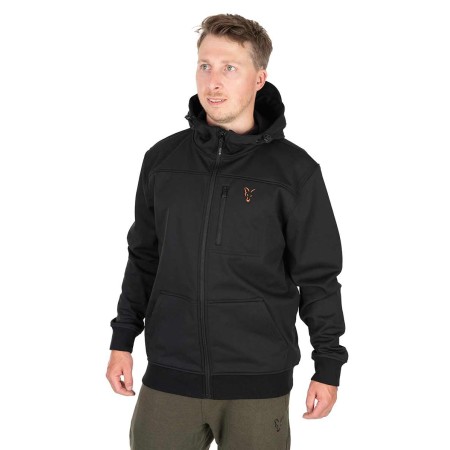 Fox Collection Soft Shell Jacket Black & Orange