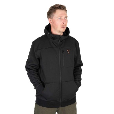 Fox Collection Soft Shell Jacket Black & Orange