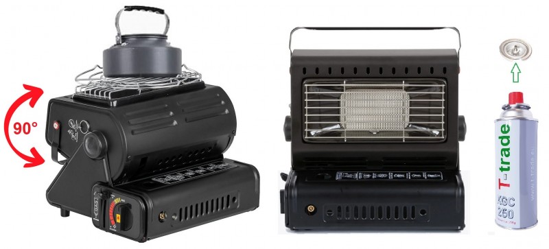 T-Trade Stufetta - Grill portatile a gas