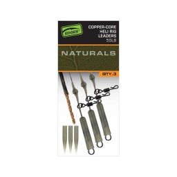 Fox Edges Naturals Copper Core Heli Leaders