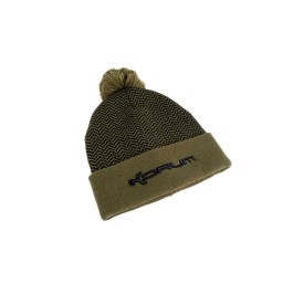 Korum Thermal Beanie Hat - Black/Olive