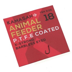 Kamasan Animal Feeder PTFE Coated Barbless (con occhiello)