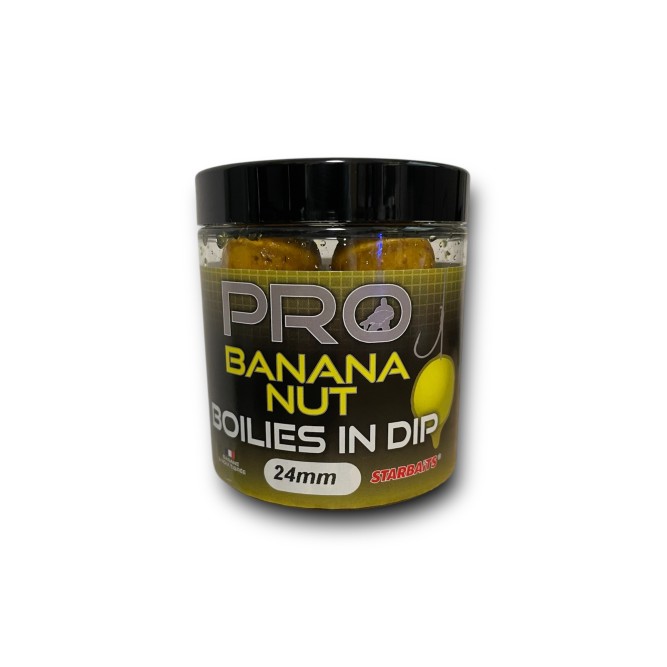 Starbaits Banana Nut Boilies In Dip