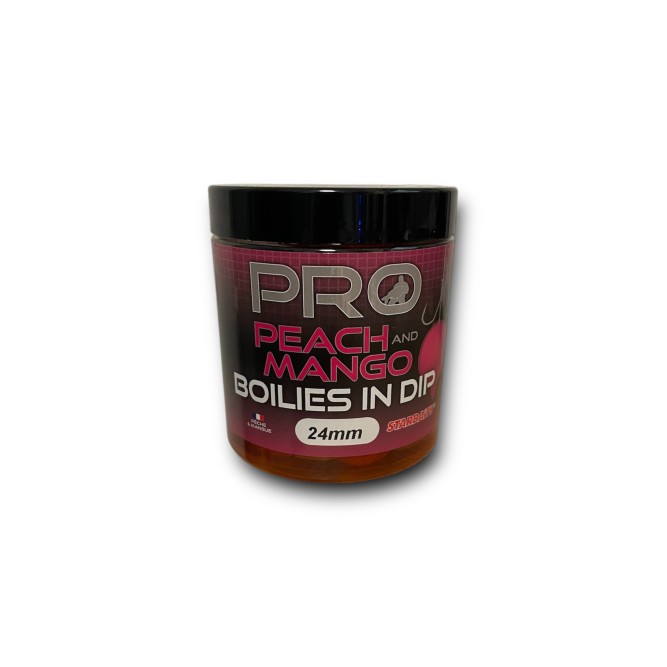 Starbaits Peach & Mango Boilies In Dip
