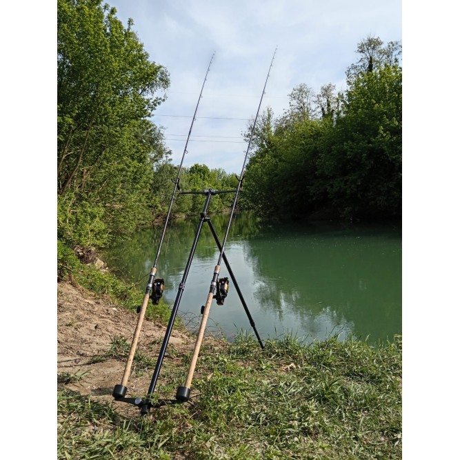 Meccanica Vadese Mico Tripode 2 Canne Nero