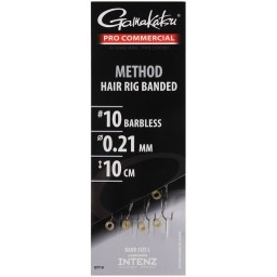 Gamakatsu Pro Commercial Method Bait Band Barbless Hair Rigs