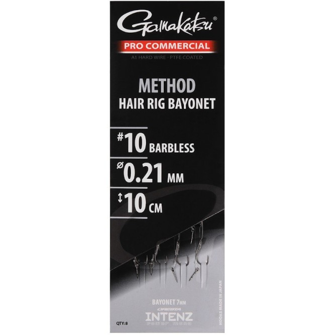 Gamakatsu Pro Commercial Method Bait Bayonet Barbless Hair Rigs