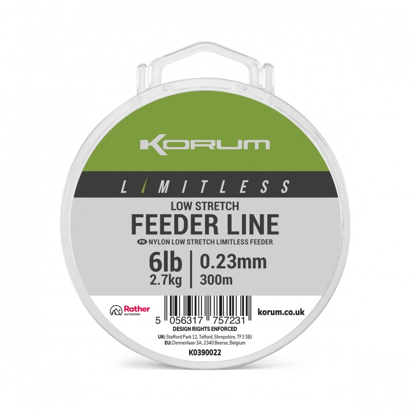 Korum Limitless Low Stretch Feeder Line