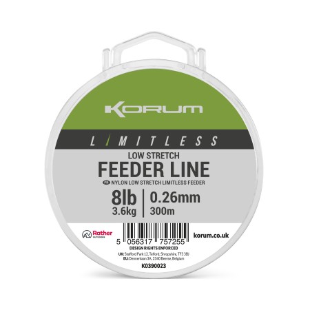 Korum Limitless Low Stretch Feeder Line