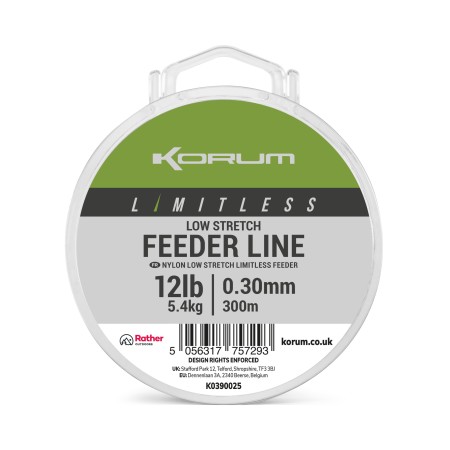 Korum Limitless Low Stretch Feeder Line