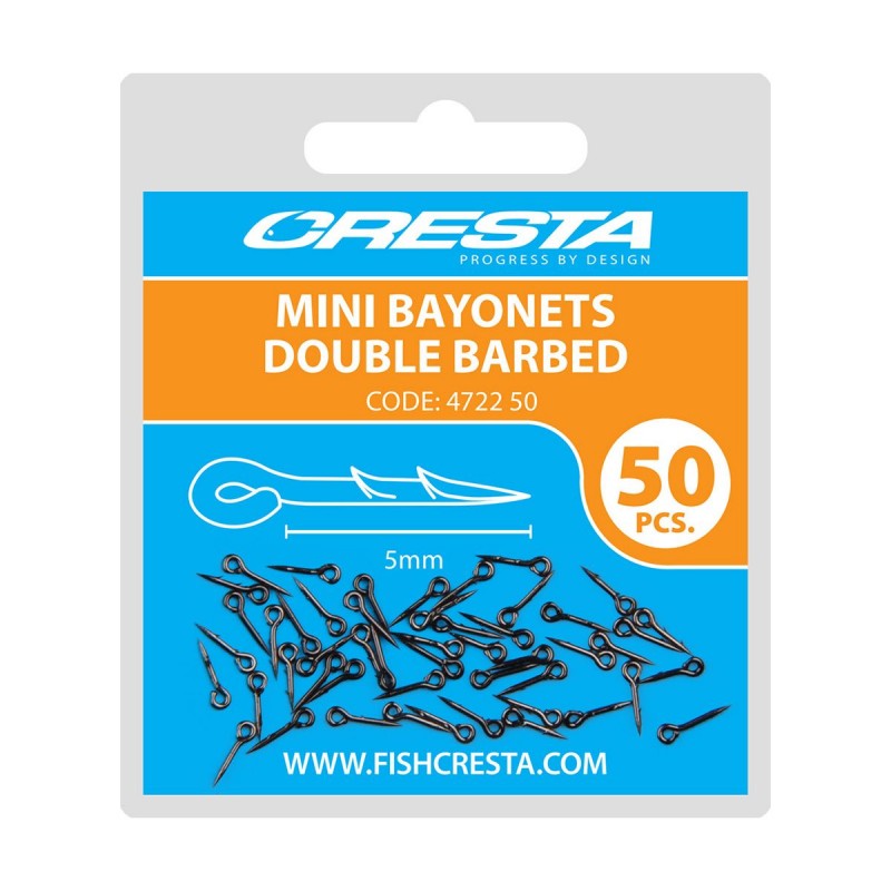 Cresta Mini Bayonets Double Barbed 50pcs