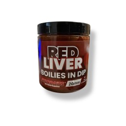 Starbaits Red Liver Boilies In Dip