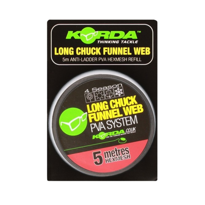 Korda Long Chuck Funnel Web Hexmesh Refill (ricarica)
