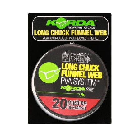 Korda Long Chuck Funnel Web Hexmesh Refill (ricarica)