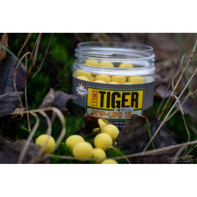 Dynamite Baits Sweet Tiger & Corn Pop-Ups 15mm