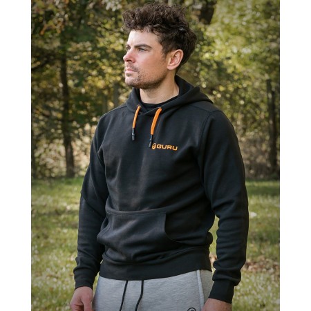Guru Black Lightweight Hoodie