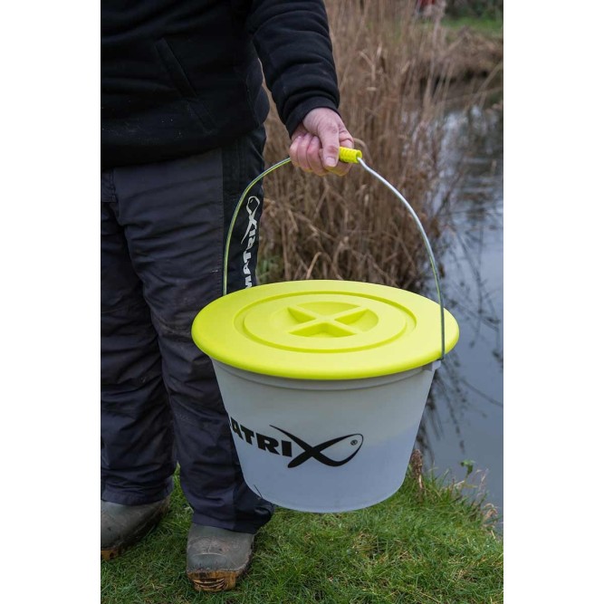 Matrix 17L Groundbait Bucket & Lid