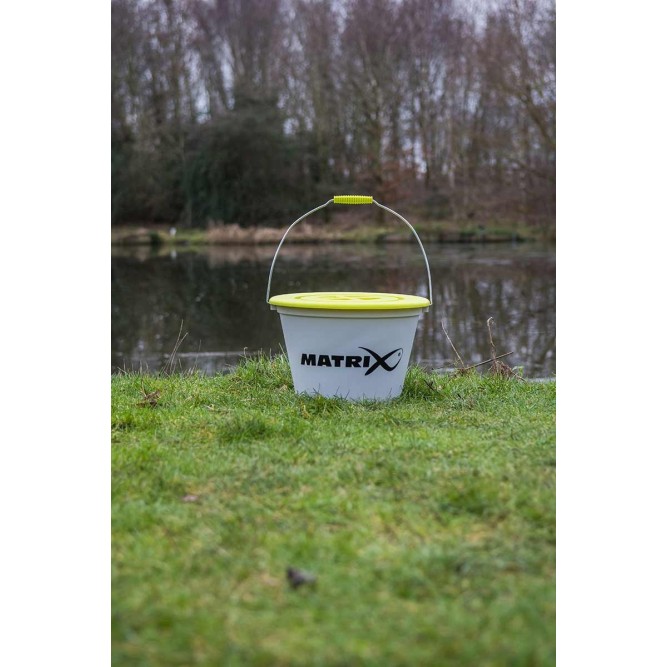 Matrix 17L Groundbait Bucket & Lid
