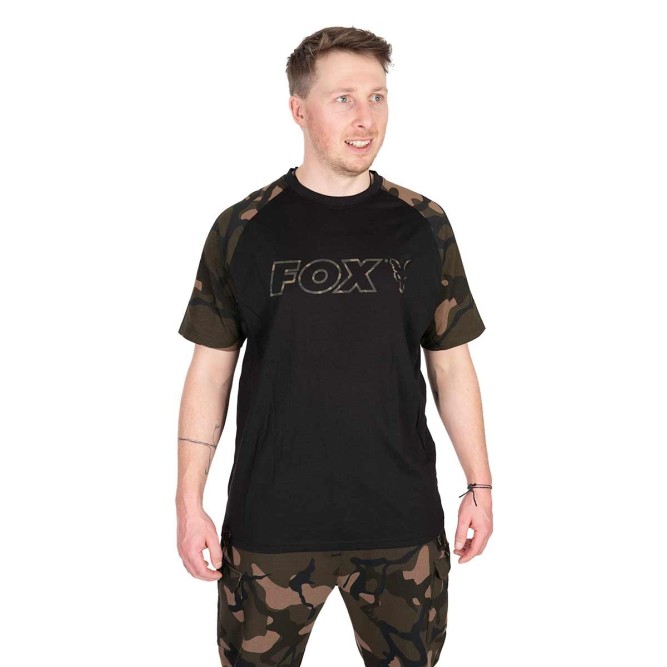 Fox Black / Camo Outline T-Shirt