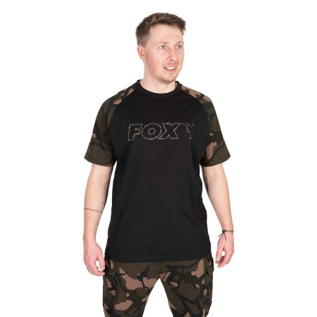 Fox Black / Camo Outline T-Shirt