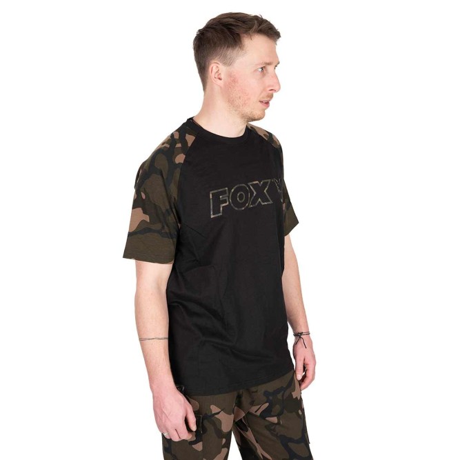 Fox Black / Camo Outline T-Shirt