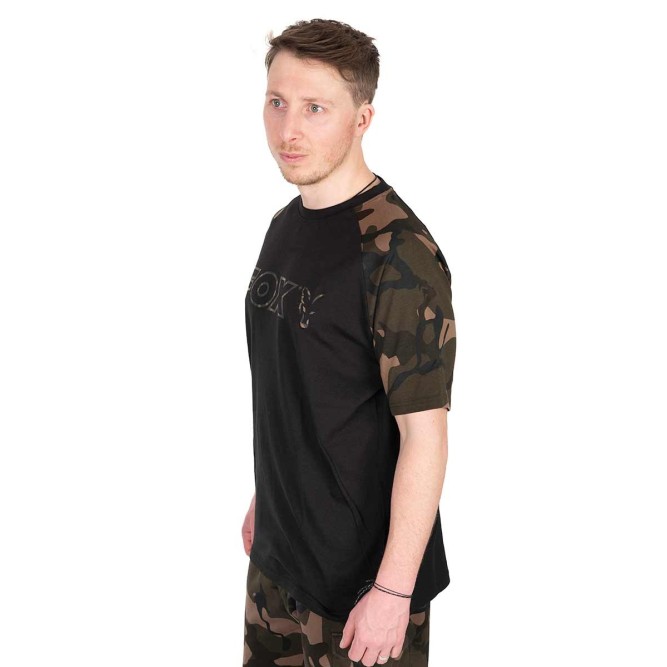 Fox Black / Camo Outline T-Shirt