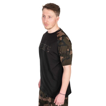 Fox Black / Camo Outline T-Shirt
