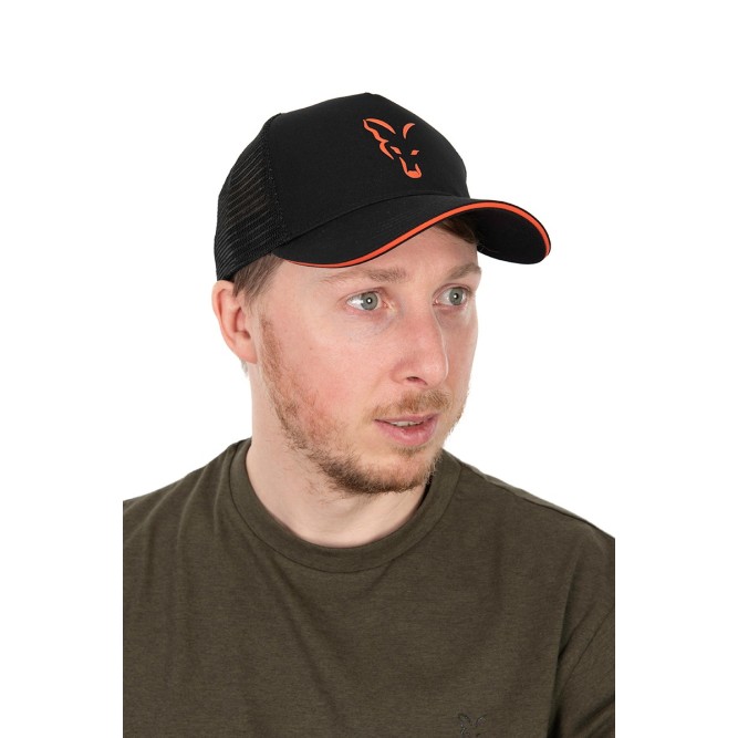 Fox Collection Trucker Black & Orange
