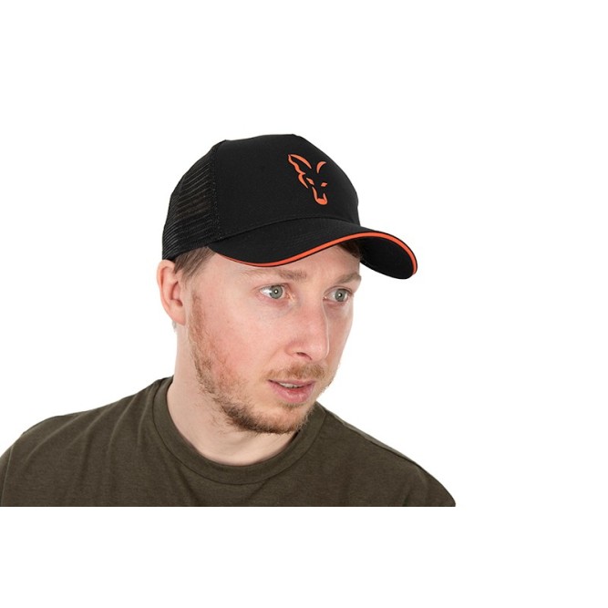 Fox Collection Trucker Black & Orange