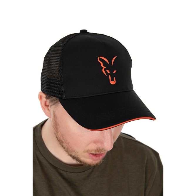 Fox Collection Trucker Black & Orange