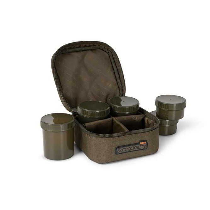 Fox Voyager 6 pot Hookbait Case