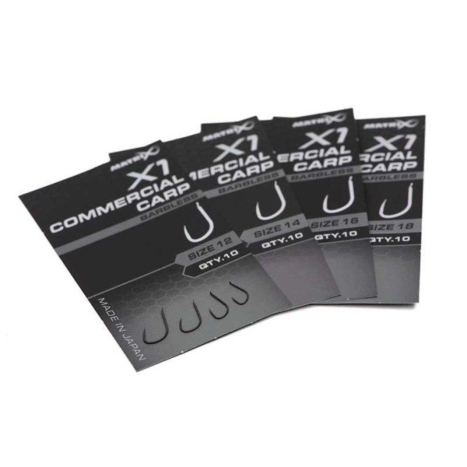 Matrix X1 Commercial Carp Hook Barbless