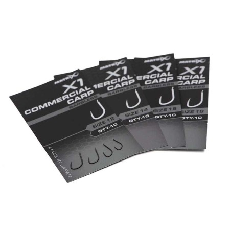 Matrix X1 Commercial Carp Hook Barbless