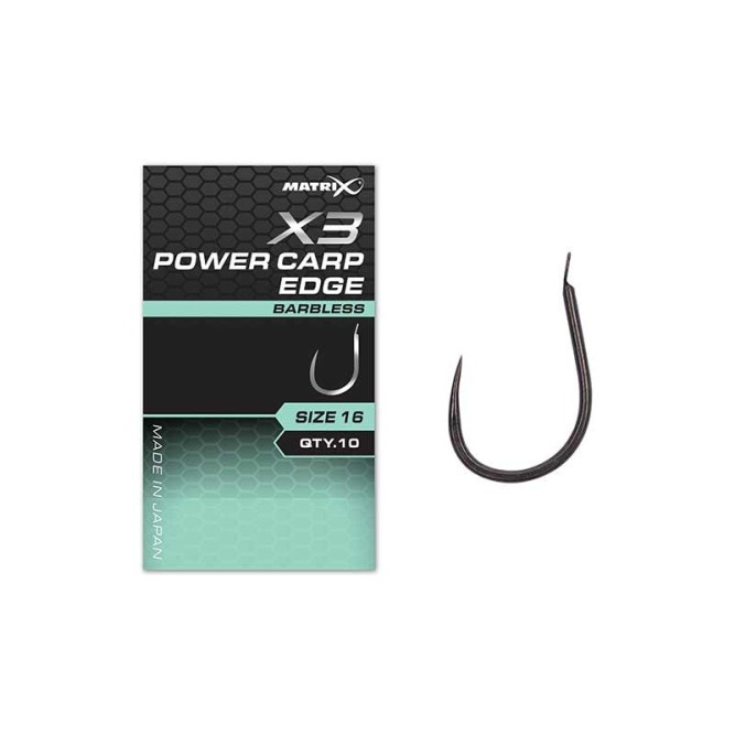 Matrix X3 Power Carp Edge Hook Barbless